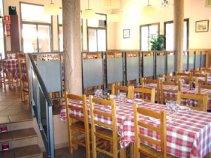 interior restaurant masia can jané collserola barcelona
