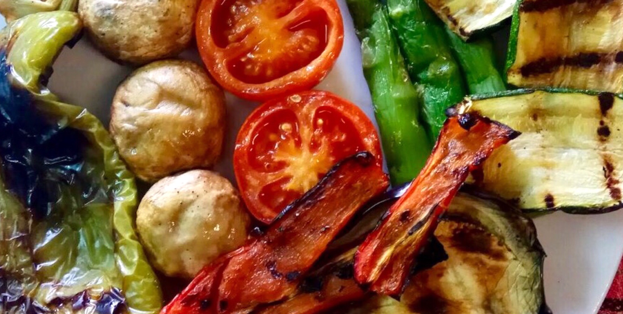 verduras a la brasa del huerto restaurant masia can jane barcelona